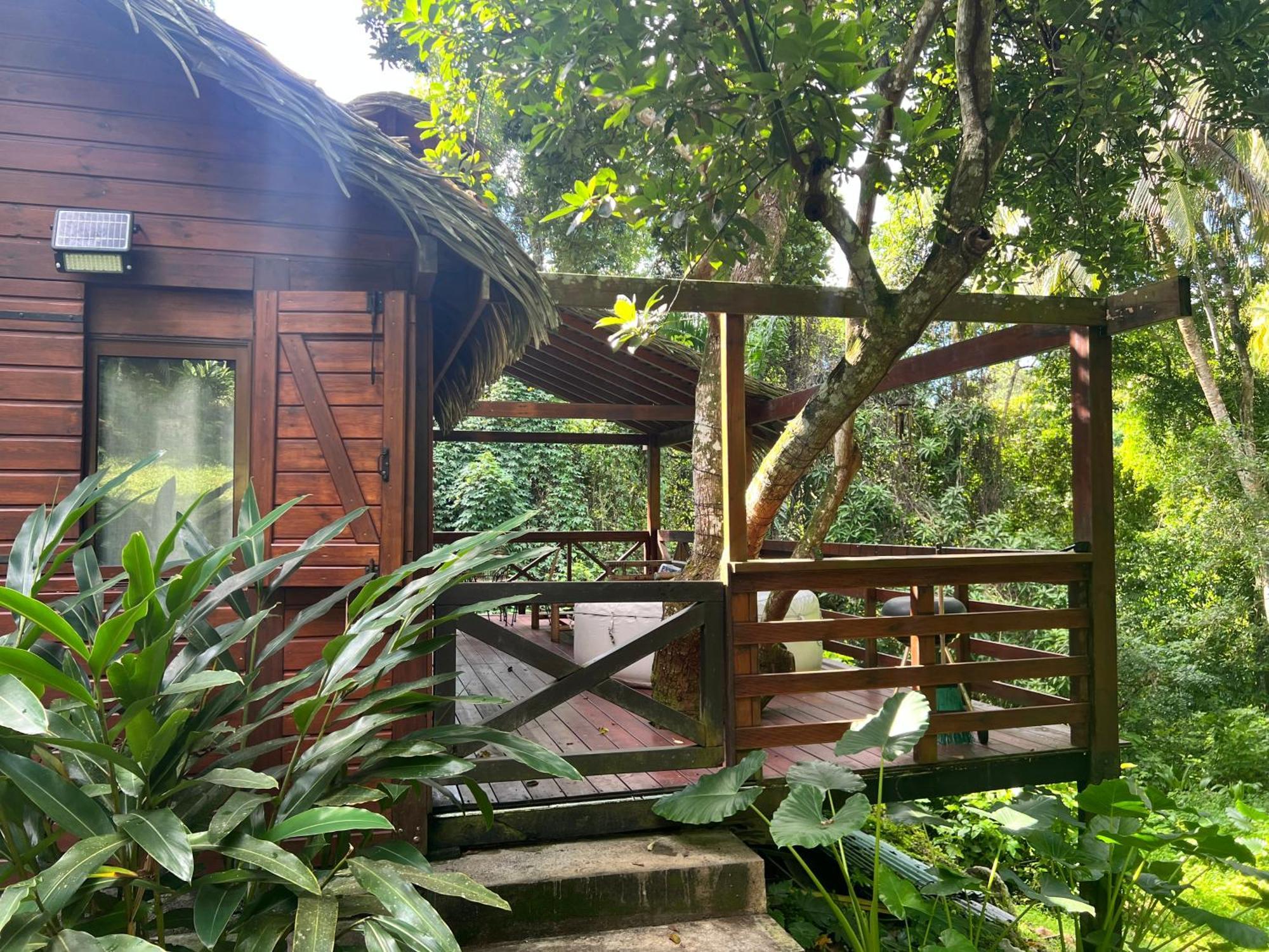 Ti Zaboka Chalet , Spa Privatif Les Abymes Exteriér fotografie